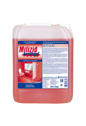 MILIZID KRAFTGEL saurer Bauschluss- und Sanitärgrundreiniger 10 Liter Bidon 