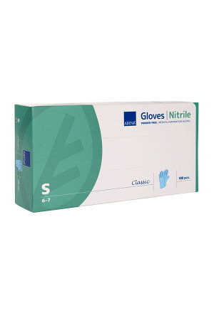 Einweghandschuhe Nitril Gr. S, M, L, XL, auch für den Kontakt mit Lebensmitteln geeignet