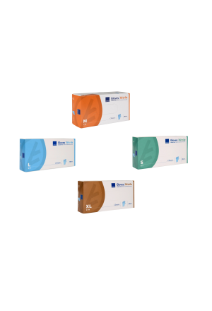 Einweghandschuhe Nitril Gr. S, M, L, XL, auch für den Kontakt mit Lebensmitteln geeignet