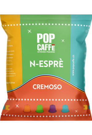 POP caffè Cremoso / Karton à 100 Kapseln / Kompatibel mit ..