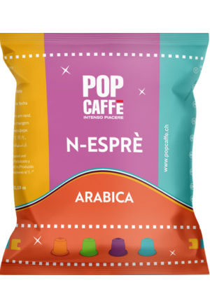 POP caffè Arabica / Karton á 100 Kapseln / Kompatibel mit ..
