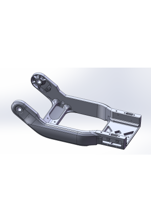 Fahrgestell – Aluminiumrahmenguss für hinteres Rad