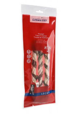 Lecky - Tresse à mâcher avec poumon bœuf