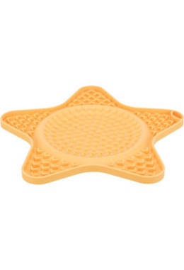 Trixie - Table de Lick’n’Snack, en silicone, 23,5cm, jaune