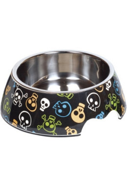 Nobby - Bol en acier inoxydable avec m..