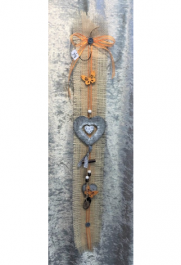 Türhänger orange / grau   