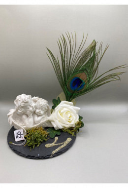 Engelspaar Pfauenfeder