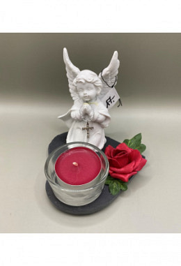 Engelchen betend Kreuz