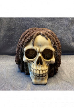 Skull Rasta braun