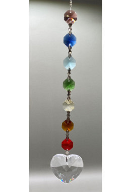 Windspiel Kette Chakra Herz