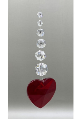 Windspiel Kette  Herz