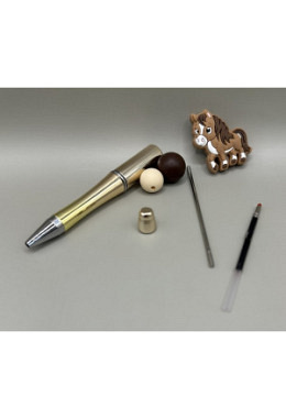 Kugelschreiber  Pferd braun 153