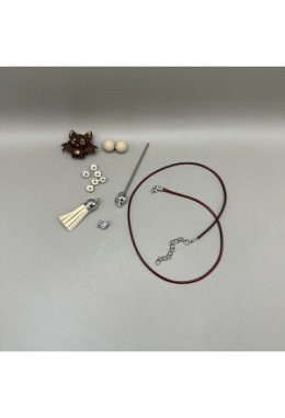 Halskette Lederband  Fledermaus 20