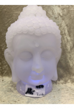 Thai Buddha Kopf  Kunststoff  LED Farb..