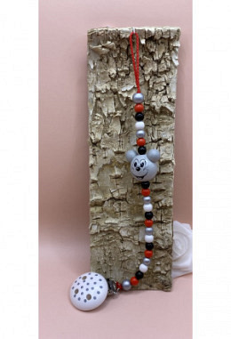 Nuggikette Mäuschen rot