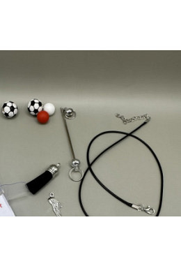 Halskette Lederband  Fussball 5