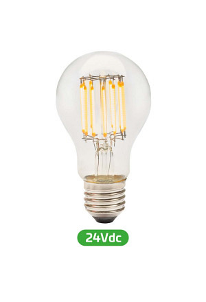 LED-Filament 24V, 8W, 2700K, E27