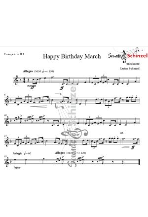 Happy Birthday March - unbekannt
