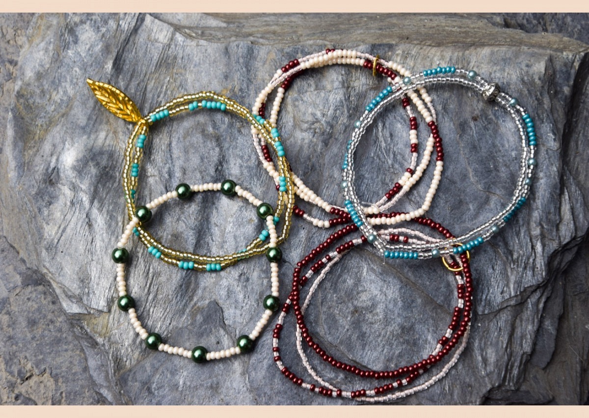 Armband Rocailles Perlen