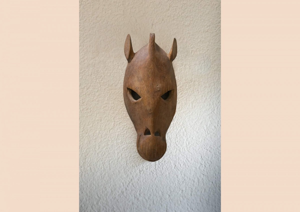 Afrika Holz-Zebrakopf