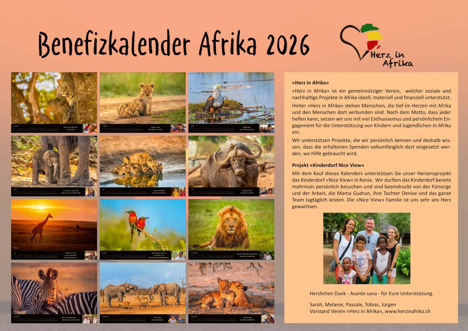 Kalender Schlussblatt
