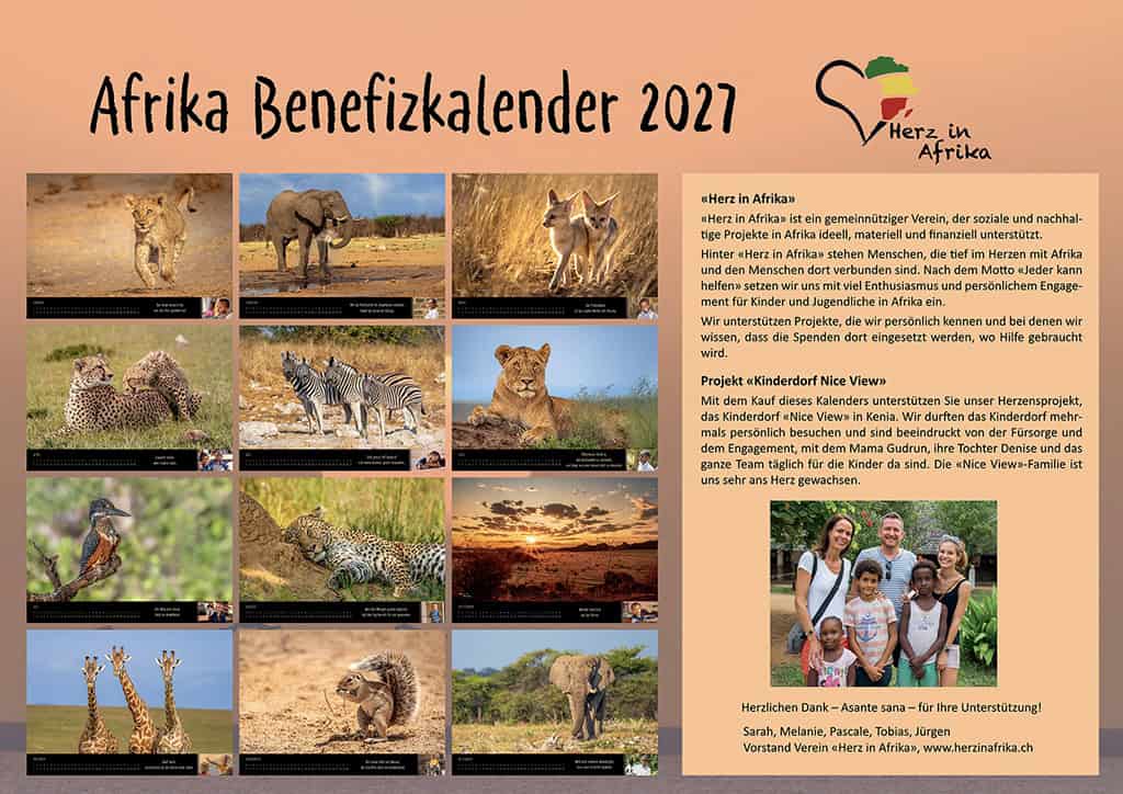Afrikakalender 2027 Schlussblatt