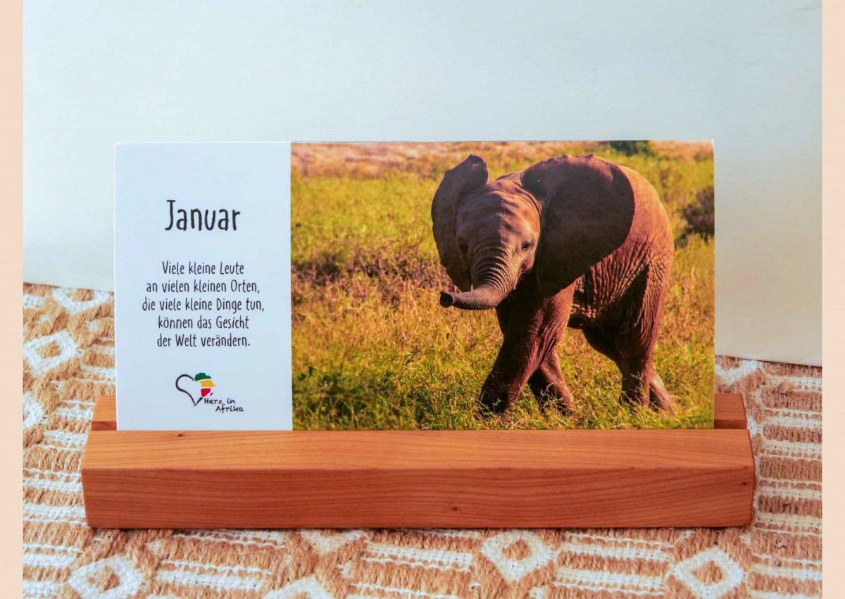 Benefiz Afrika Tischkalender Serie Tembo (Edition 2022)