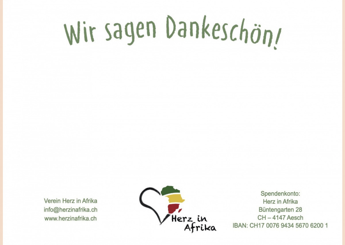 Virtuelle Spende "Hilfsprojekte Herz in Afrika"