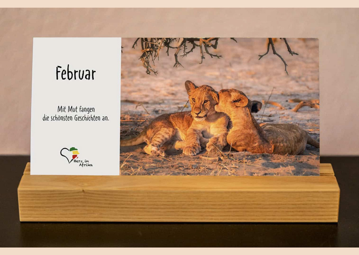 Benefiz Afrika Tischkalender Serie Nyati (Edition 2026)