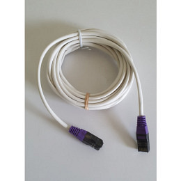 DSL Kabel RJ45 4m weiss/violett 