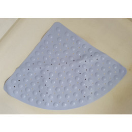 rutschfeste Duschmatte hellblau 