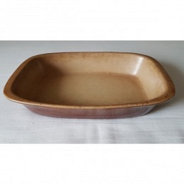 Auflaufform Keramik Braun 