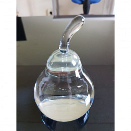 Deko Birne massiv Glas