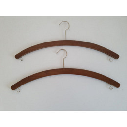 Kleiderbügel Holz dunkelbraun