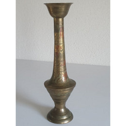 Vintage Blumenvase Messing