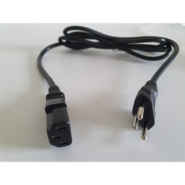 Computer Netzkabel schwarz