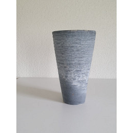 betongraue Keramik Vase