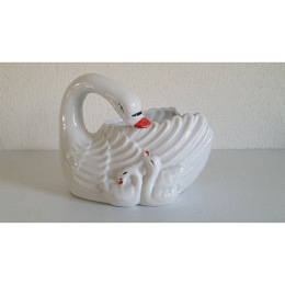Deko Schwan Gefäss (Vase,Arrengement, ..