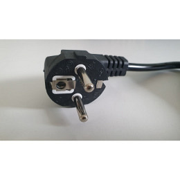 Netzkabel - Deutscher (EU) Schuko Stecker auf C13 Buchse 110cm