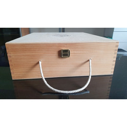 Weinkiste Holz für 3 Flaschen