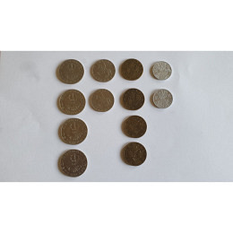 Östereichische Schilling + Groschen Set 1961-1987