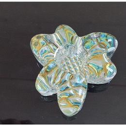 kleiner Kerzenhalter - Stabkerzenhalter aus Massivglas