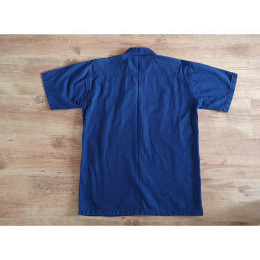 schönes kurzarm Jeans Hemd dunkelblau