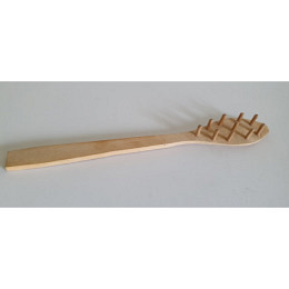 Spaghettiheber / Spaghettilöffel aus Holz L 34.5cm