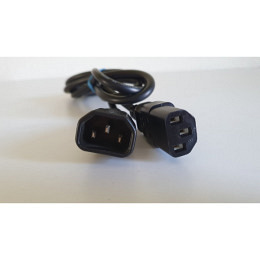 Netzkabel / IEC-Gerätekabel IEC 60320 C14 - IEC 60320 C13