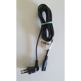 Netzkabel für Kleingeräte Euro-Stecker (abgewinkelt) auf C7, 2pol. - 1,5 m