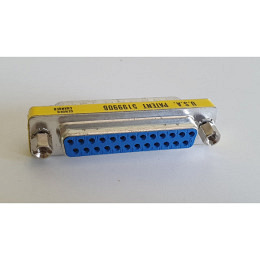 Adapter, Gender Changer, 2x 25-poliger Stecker M/W