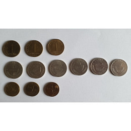 Östereichische Schilling + Groschen 1972-1991