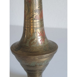 Vintage Blumenvase Messing