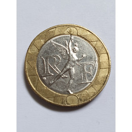 10 Franc Münze Frankreich 1990